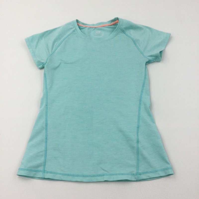 Mint Green Sports Style T-Shirt - Girls 10-12 Years