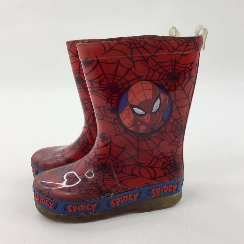 'Spidey' Spider-man Red Wellies - Boys - Shoe Size 8