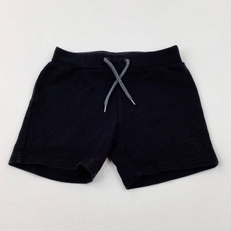 Black Shorts With Adjustable Waist - Boys 4-5 Years