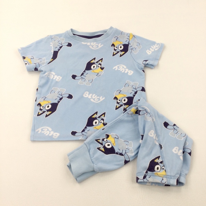 'Bluey' Pale Blue Pyjamas - Boys/Girls 2-3 Years