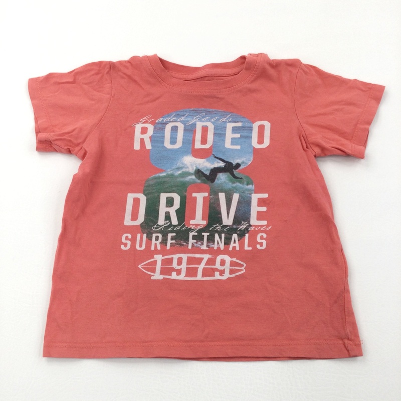 'Rodeo Drive' Orange T-Shirt - Boys 12-18 Months