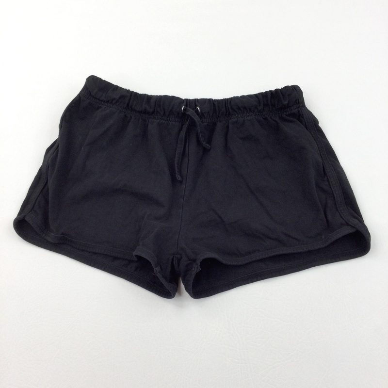 Black Lightweight Jersey Shorts - Girls 9-10 Years
