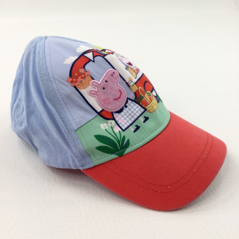 Peppa Pig Appliqued Blue & Red Cap - Girls 4-6 Years