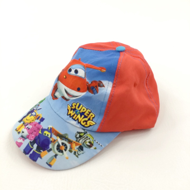 'Super Wings' Red & Blue Cap - Boys 3-6 Years