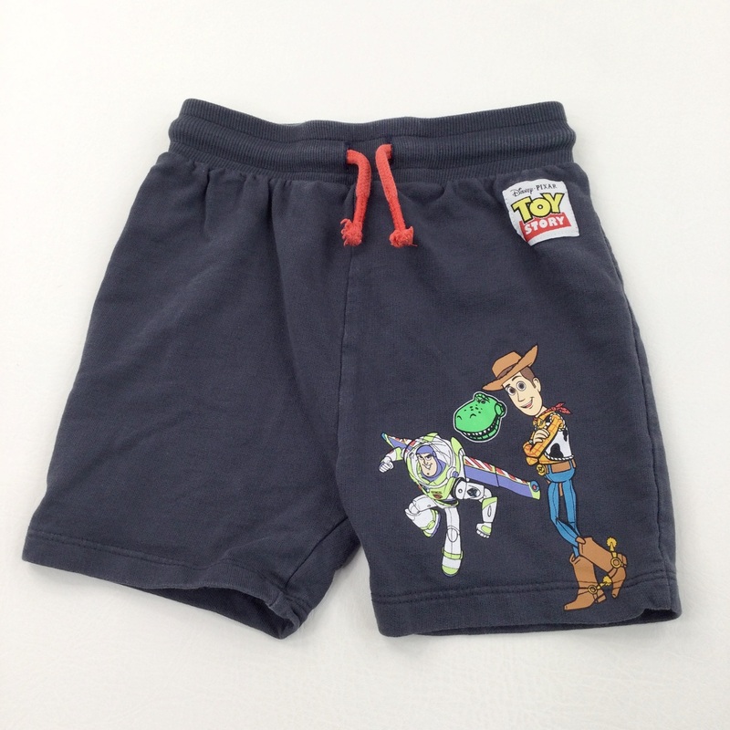 Toy Story Black Jersey Shorts - Boys 3-4 Years