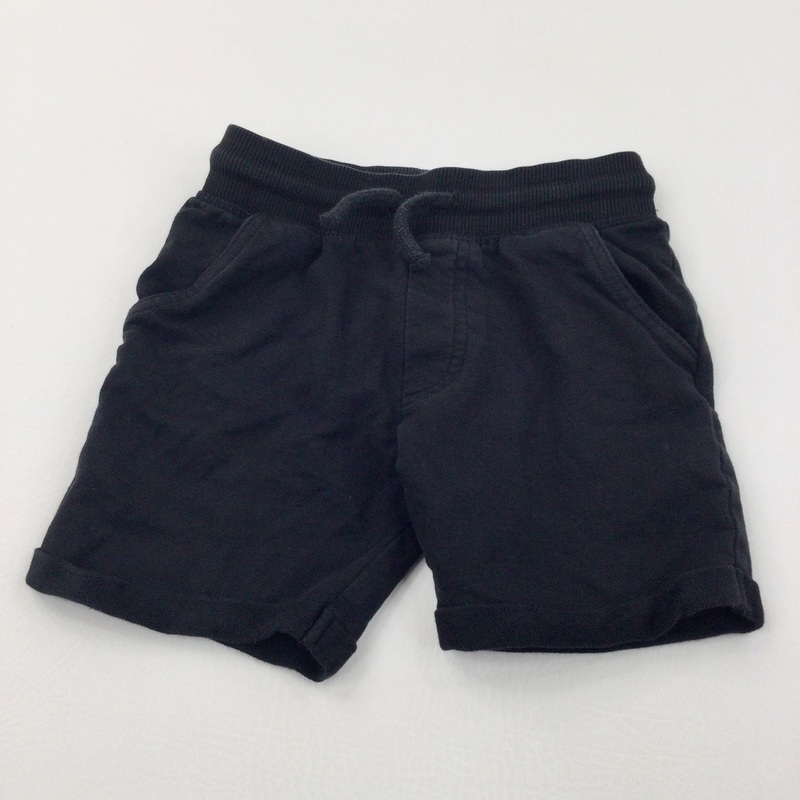 Black Lightweight Jersey Shorts - Boys 3-4 Years
