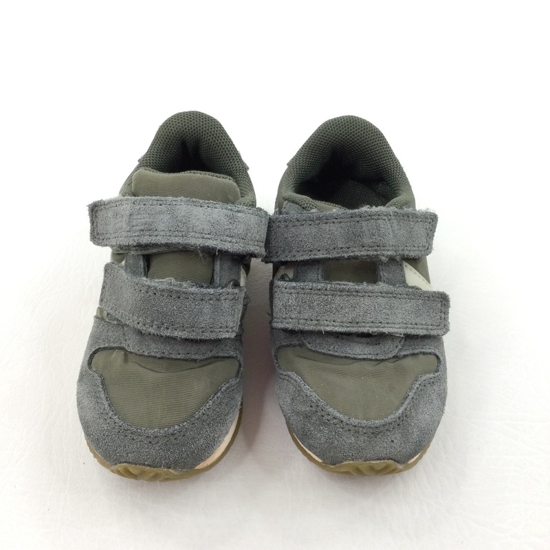 Blue & Green Velcro Trainers - Boys - Shoe Size 7