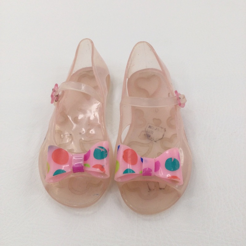 Bows Pink Jelly/Beach Shoes - Girls - Shoe Size 11