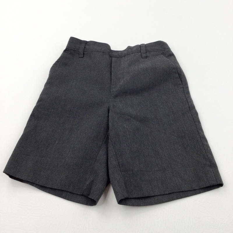 Grey School Shorts - Boys 5-6 Years