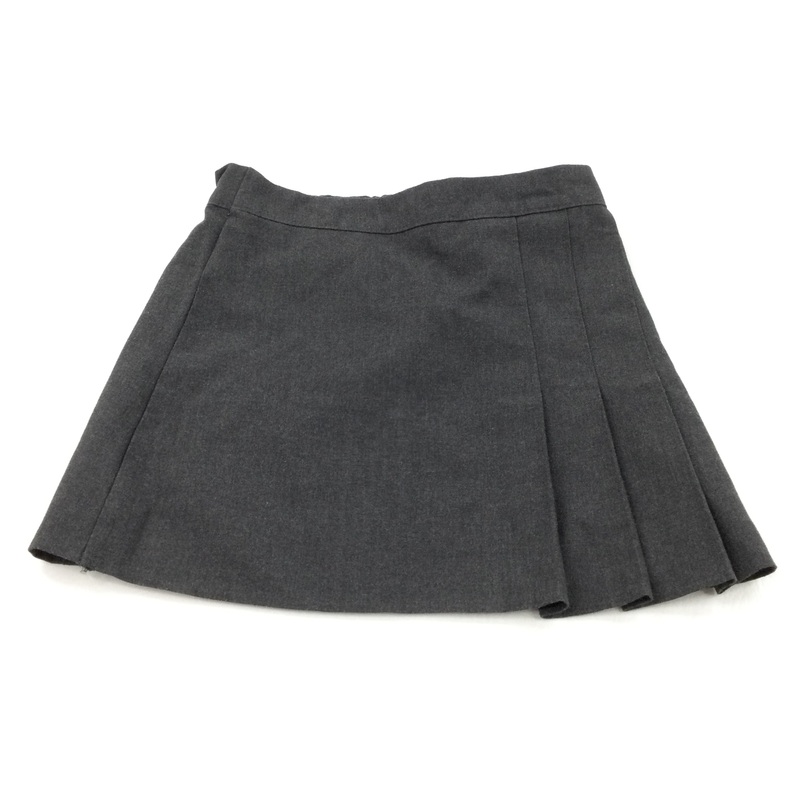 Grey School Skirt with Adjustable Waistband - Girls 4 Years