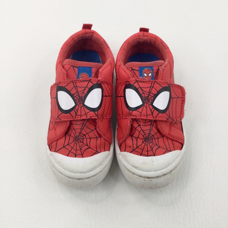 Spider-man Red Velcro Trainers - Boys - Shoes Size 8