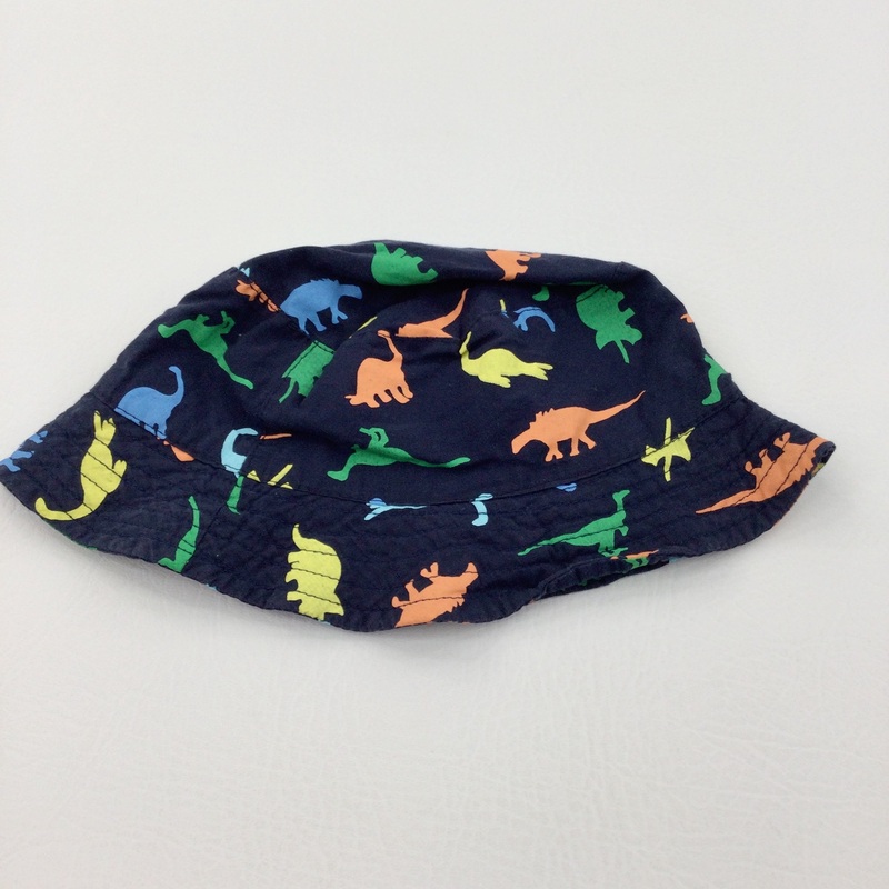 Colourful Navy Sun Hat - Boys 3-4 Years