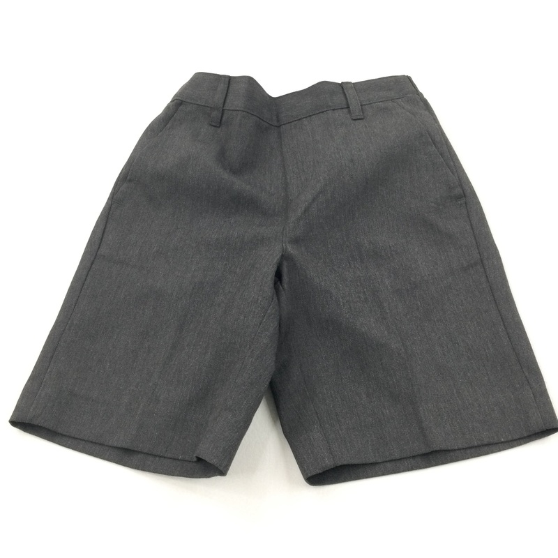 Grey School Shorts - Boys 6 Years