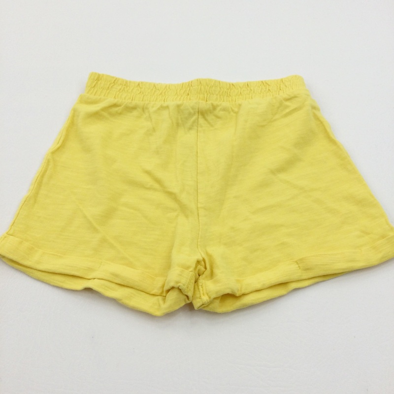 Yellow Lightweight Jersey Shorts - Girls 3-4 Years
