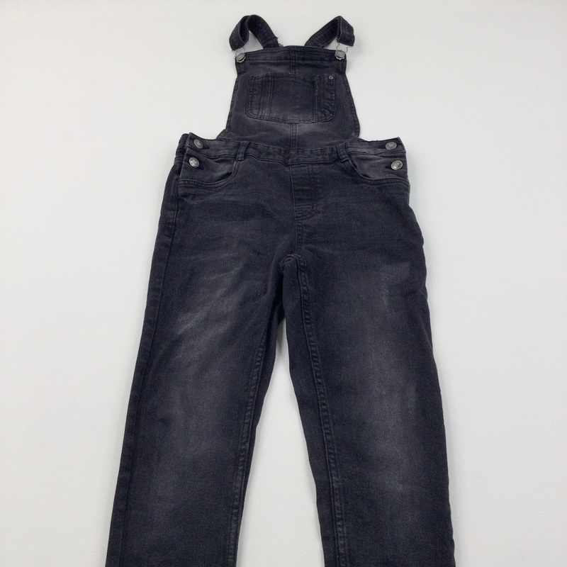 Black Denim Dungarees - Girls 10-11 Years