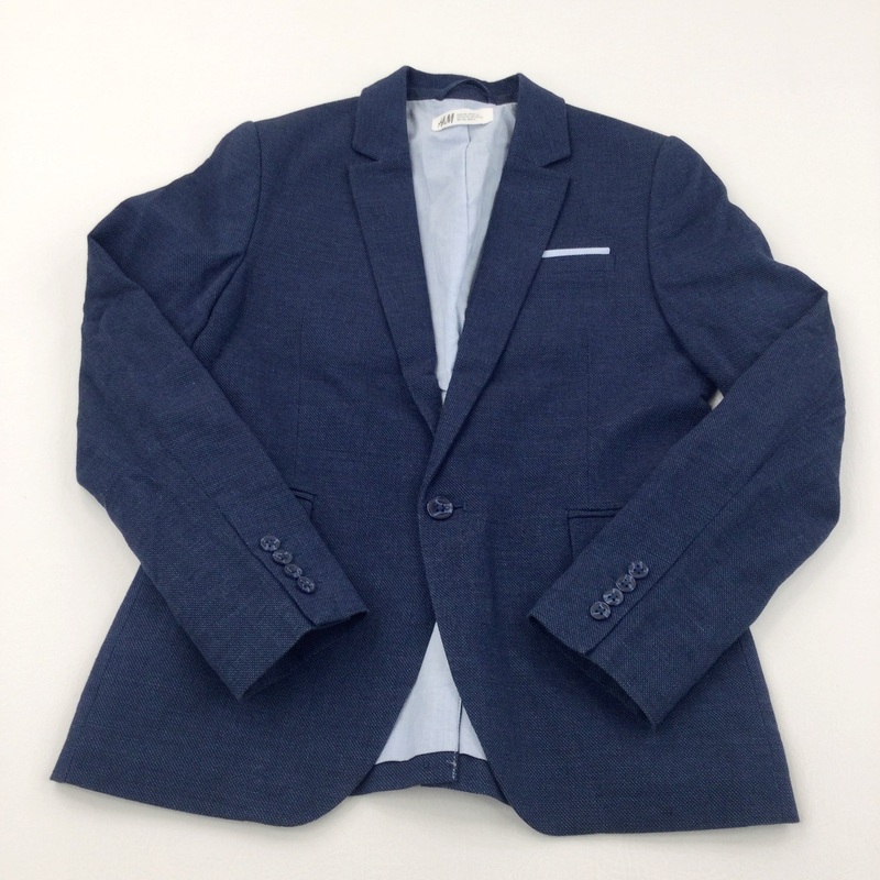 Blue Smart Jacket - Boys 10-11 Years