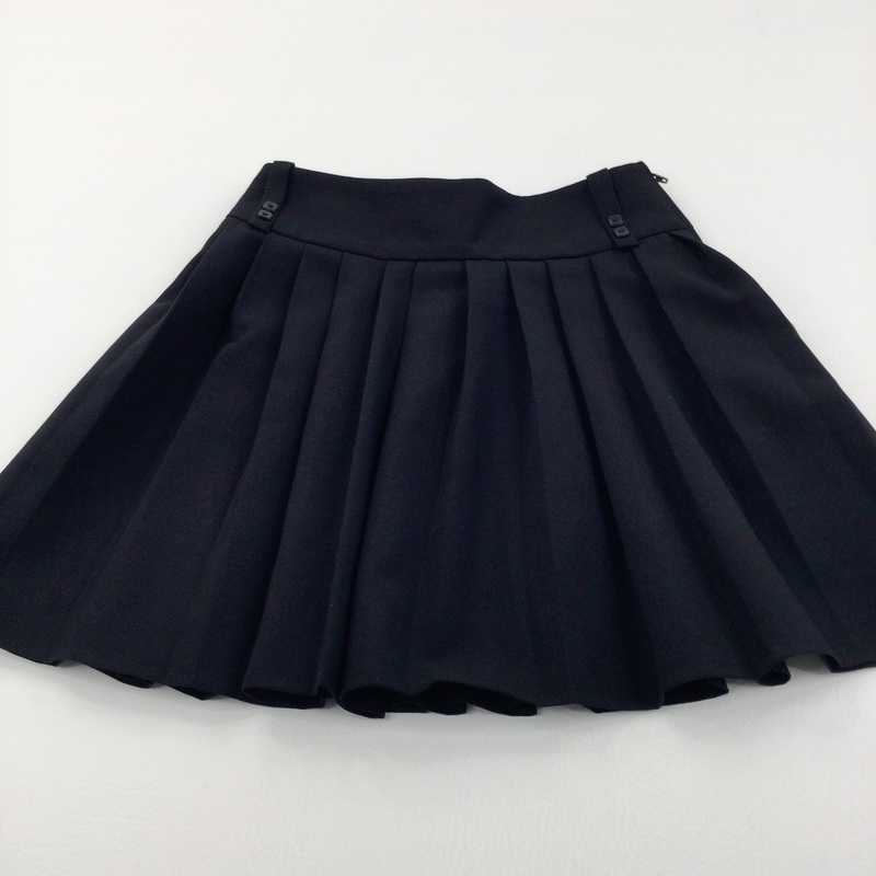 Black School Skirt with Adjustable Waistband - Girls 9-10 Years