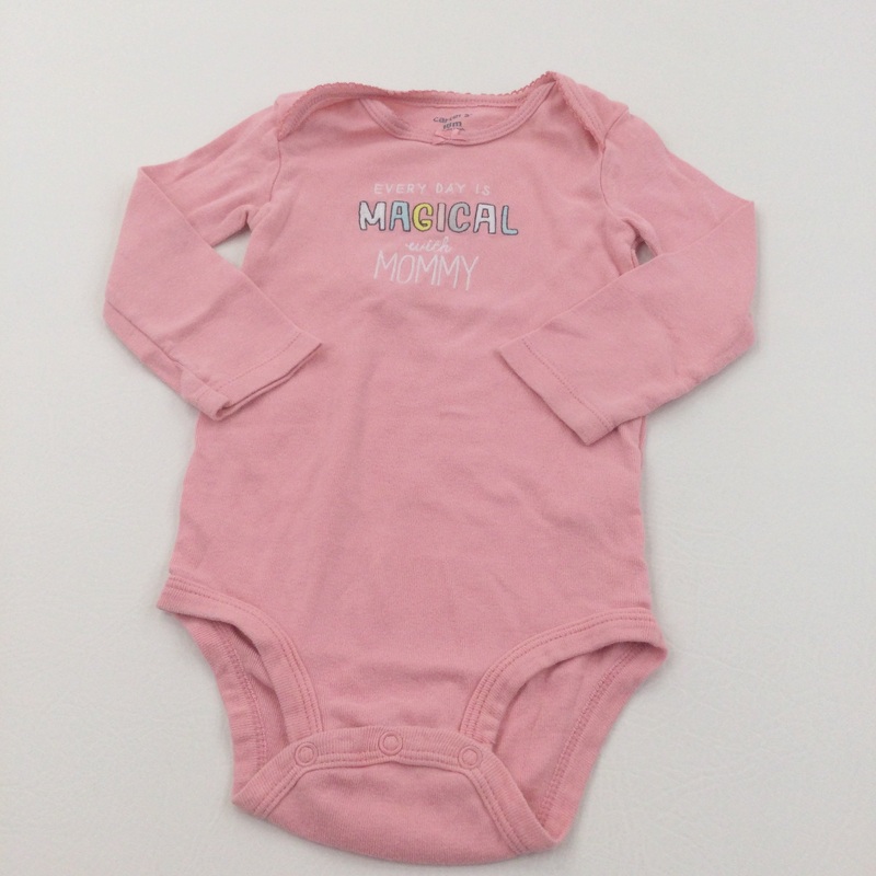 'Every Day Is Magical' Pink Long Sleeve Bodysuit - Girls 18 Months