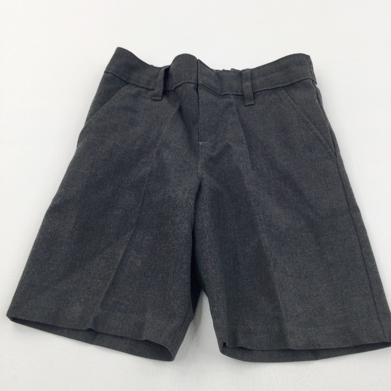 Grey School Shorts with Adjustable Waistband - Boys 2-3 Years