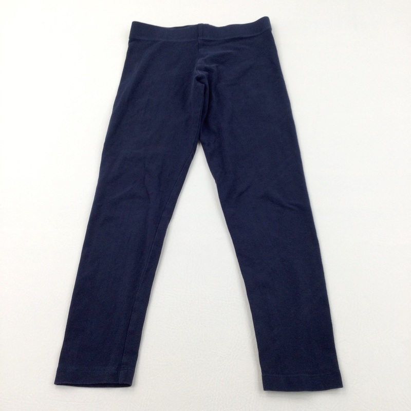 Navy Leggings - Girls 7-8 Years