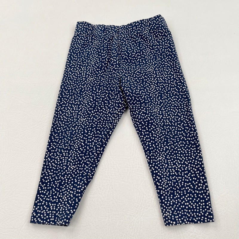 Spotty Navy & White Leggings - Girls 12-18 Months