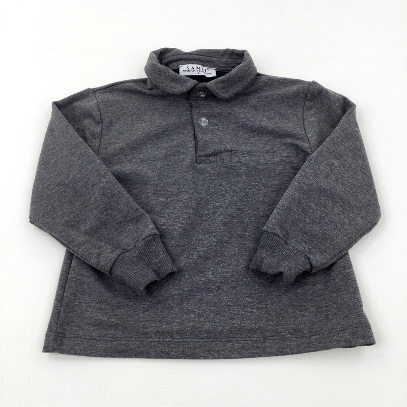 Charcoal Grey Long Sleeve Shirt - Boys 18-24 Months