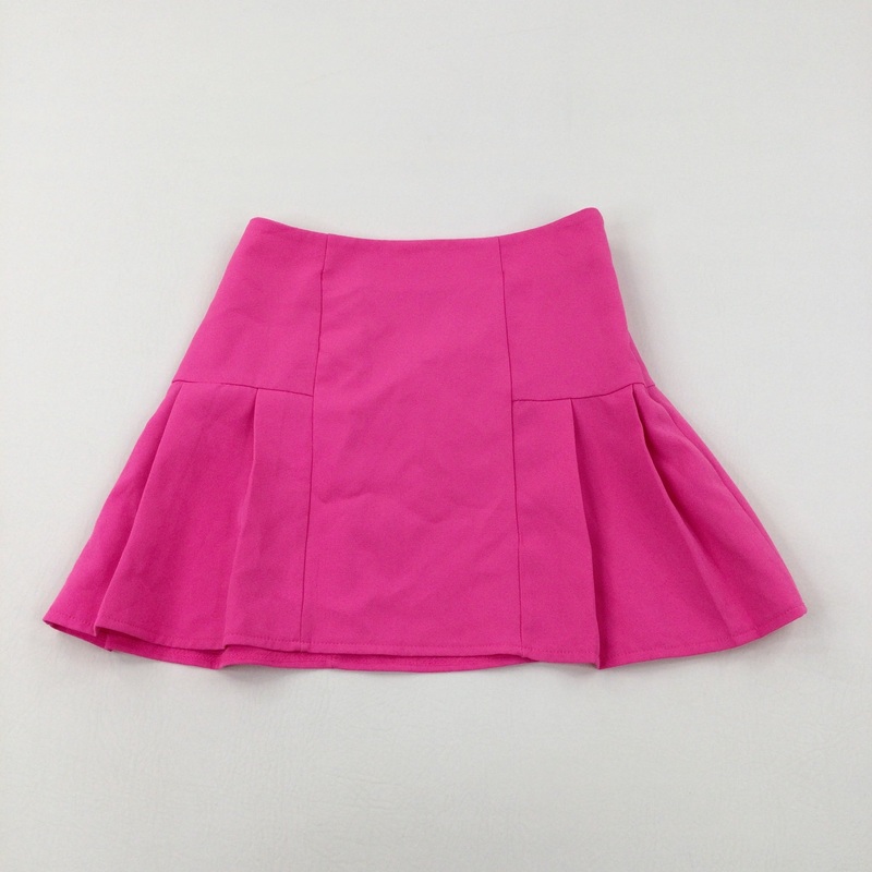 Pink Pleated Skirt - Girls 8-9 Years