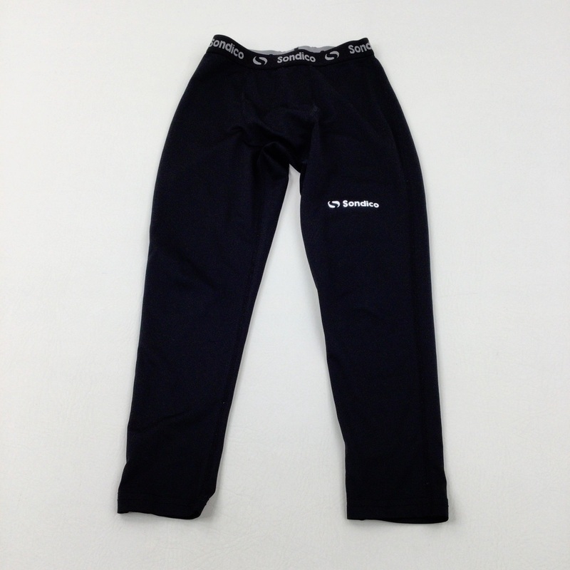 'Sondico' Black Sports Leggings - Girls 5-6 Years