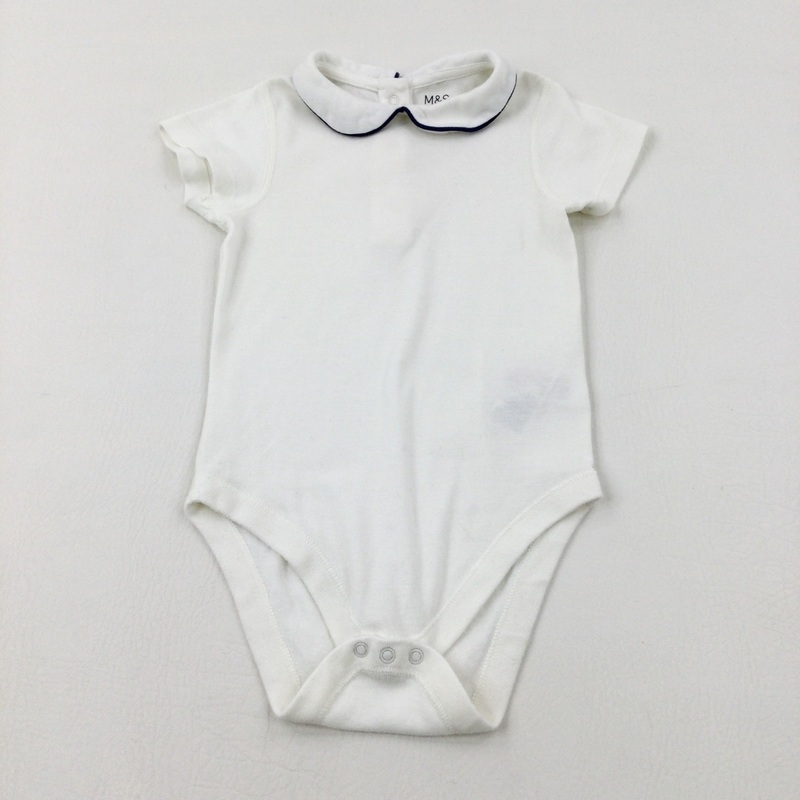 White Bodysuit - Boys 2-3 Years