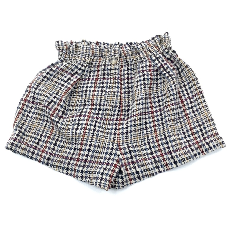 Beige Patterned Skirt - Girls 8-9 Years