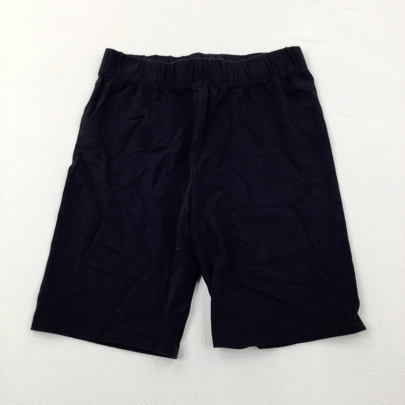 Black Jersey Shorts - Girls 6-7 Years